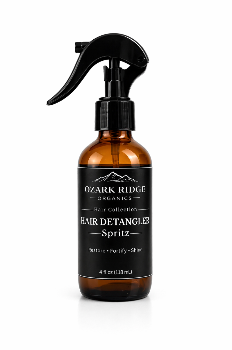 Ozark Ridge Organics Natural Hair Detangler Spritz for smooth, tangle-free hair