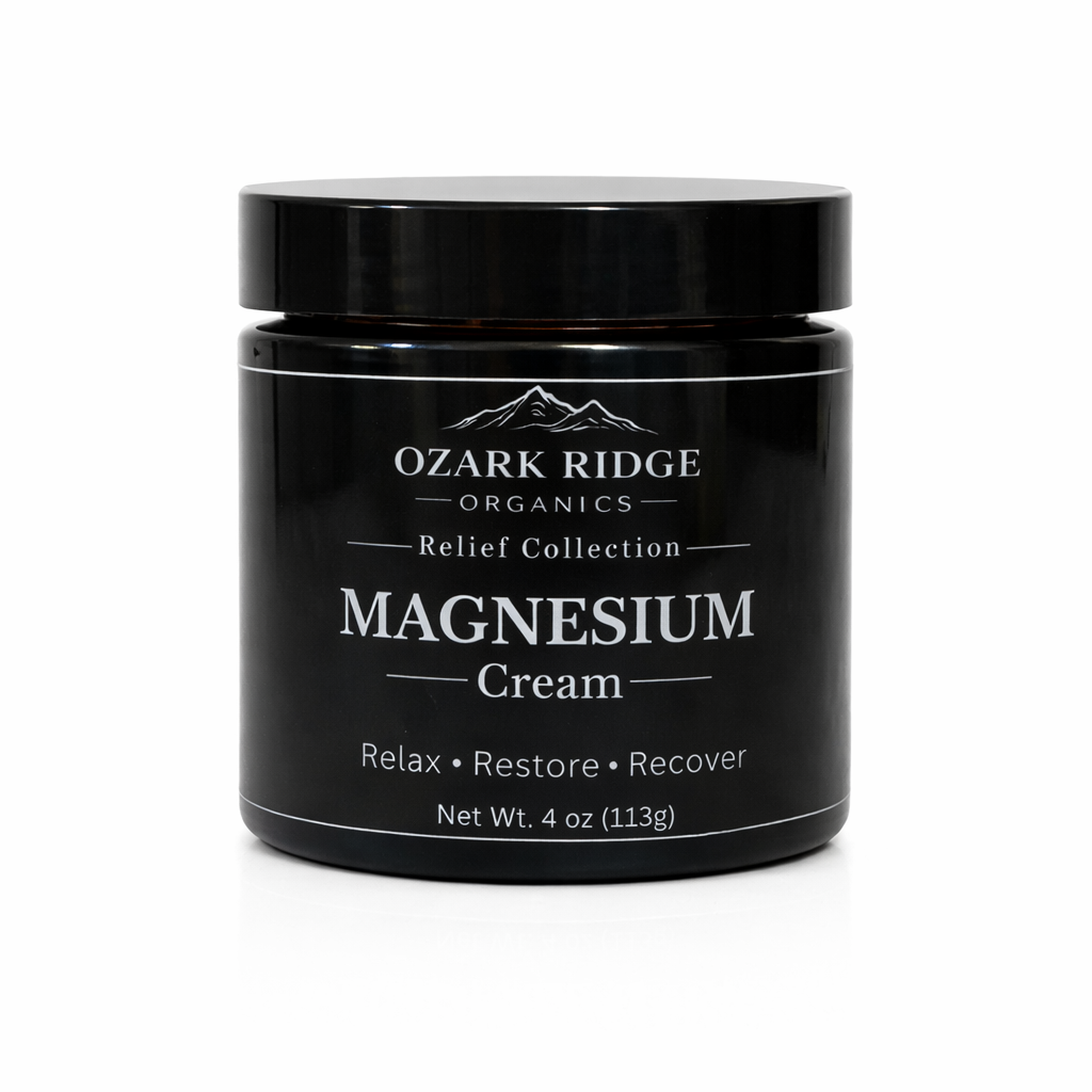 Magnesium cream for pain relief and sore muscles