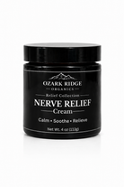 Ozark Ridge Organics Nerve Relief Cream in a 4 oz jar