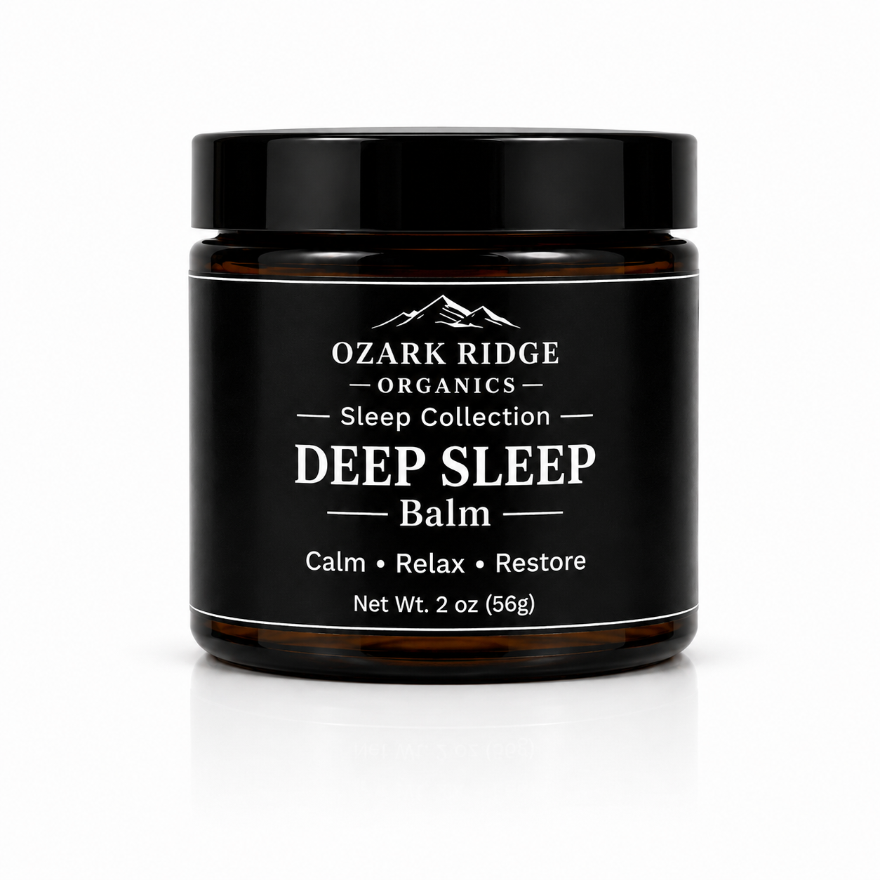 Ozark Ridge Organics Deep Sleep Balm in a 2 oz jar
