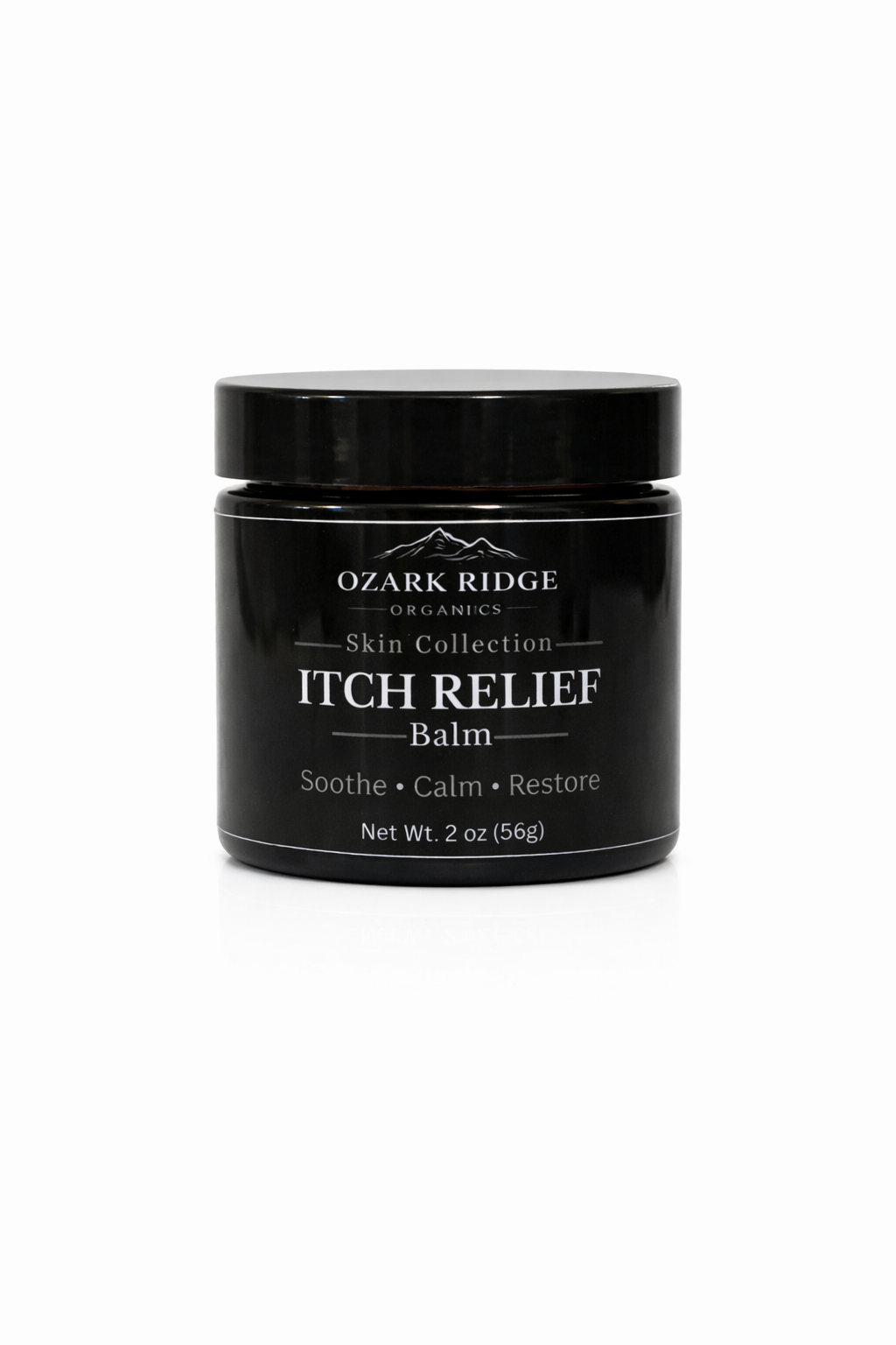 Itch relief balm for dry skin, poison ivy, and bug bites