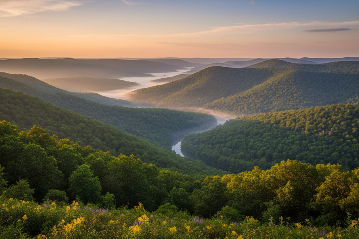Ozark Ridge Organics nature banner